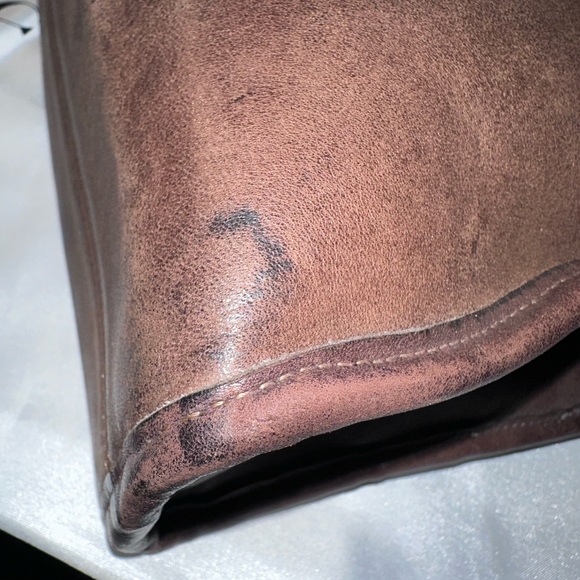 Authentic Vintage Coach Double Flap Briefcase bag, turn lock closure - Picture 3 of 5